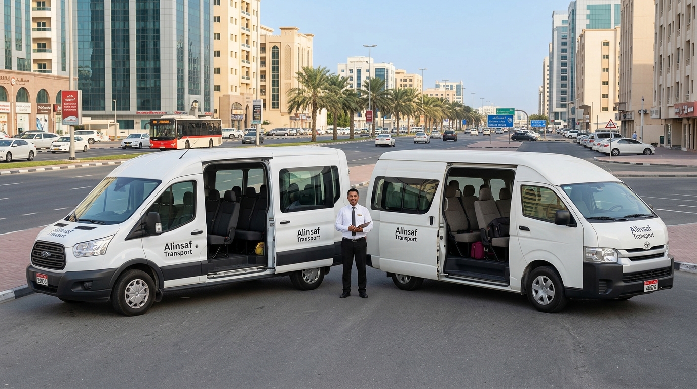 12 vs 14 Seater Van Rental in Sharjah